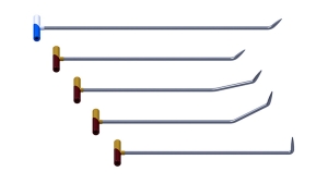 Комплект инструмента 02006 - инструмент PDR для удаления вмятин