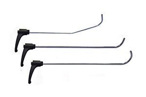 Набор крючков с поворотными рукоятками (3 шт, 400 мм) 02009 - инструмент PDR для удаления вмятин