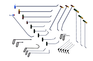 Комплект инструмента Platinum 02014 - инструмент PDR для удаления вмятин