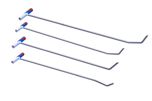 Комплект Ножевидных крючков (4 шт) 02022 - инструмент PDR для удаления вмятин