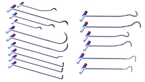 Набор силовых эксклюзивных инструментов 16 шт 02030 - инструмент PDR для удаления вмятин