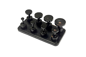 VGRAD black Комплект 8шт+монтажная пластина 05143 - инструмент PDR для удаления вмятин