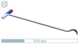 Крючок эксклюзивный (с заточенным окончанием, 900 мм) 07005 - инструмент PDR для удаления вмятин