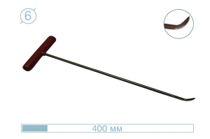 Крючок специальной формы (400 мм) 07007 - инструмент PDR для удаления вмятин