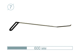 Крючок специальной формы (600 мм) 07011 - инструмент PDR для удаления вмятин