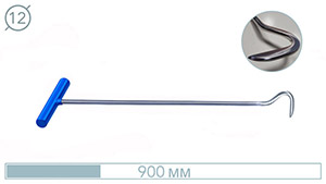 Крючок (ножевидная заточка кончика, 900 мм) 07020 - инструмент PDR для удаления вмятин