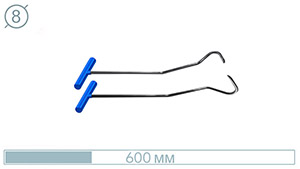 Крючки (левый-правый, 600 мм) 07024-2 - инструмент PDR для удаления вмятин