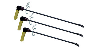 Комплект ножевых крючков (окончание заостренная полусфера, 3 шт) 08005-3 - инструмент PDR для удаления вмятин