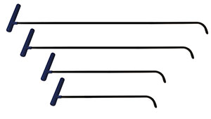 Набор Black Hunter с ассиметричной рукояткой (4 шт) 08008‑4 - инструмент PDR для удаления вмятин