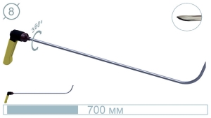 Инструмент для работы через оконный проём 09001RS - инструмент PDR для удаления вмятин