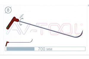 Крючок 09001АR - инструмент PDR для удаления вмятин