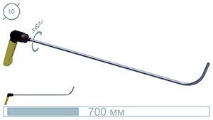 Крючок силовой дверной (700 мм) 09001S - инструмент PDR для удаления вмятин