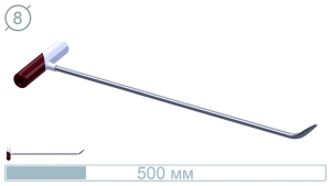 Крючок (500 мм) 10017 - инструмент PDR для удаления вмятин