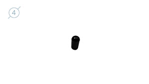 Колпачок сферический из твердой пластмассы 11089 - инструмент PDR для удаления вмятин