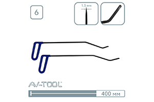 Крюки твистеры (2 шт) 12004-2 - инструмент PDR для удаления вмятин