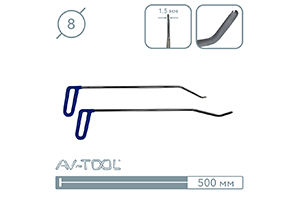 Крюки твистеры (2 шт) 12005-2 - инструмент PDR для удаления вмятин