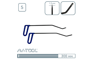 Крюки твистеры 12010-2 - инструмент PDR для удаления вмятин