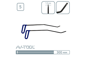Крюки 12011-2 - инструмент PDR для удаления вмятин