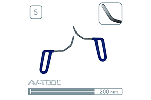 Крюки твистеры 12012-2 - инструмент PDR для удаления вмятин