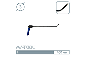 Крючок доводочный  (400 мм) 12019 - инструмент PDR для удаления вмятин