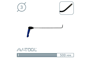 Крючок доводочный (500 мм) 12020 - инструмент PDR для удаления вмятин