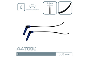 Крючки Black Power 12028-2 - инструмент PDR для удаления вмятин