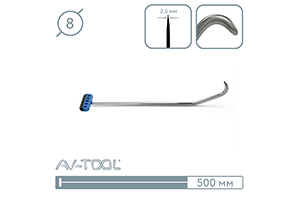 Крючок 124PDRE - инструмент PDR для удаления вмятин