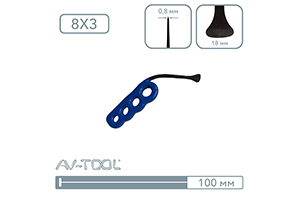 Китовый хвост карнизный 126PDRE - инструмент PDR для удаления вмятин