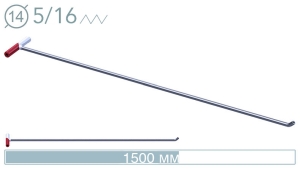 Универсальный инструмент с резьбовым окончанием 14000D - инструмент PDR для удаления вмятин