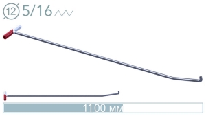 Универсальный инструмент с резьбовым окончанием 14029D - инструмент PDR для удаления вмятин