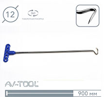 Крючок 142PDRE (левый) - инструмент PDR для удаления вмятин