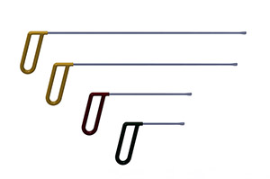 Набор малых китовых хвостов 18006-4 - инструмент PDR для удаления вмятин