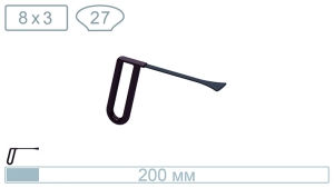 Китовый хвост 18012 - инструмент PDR для удаления вмятин