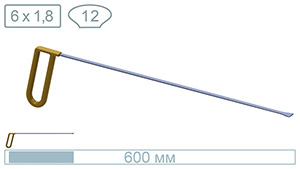 Китовых хвост малый 18030 - инструмент PDR для удаления вмятин