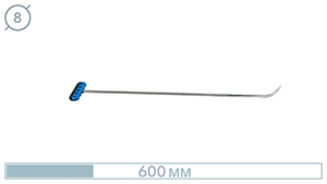 Крючок 2(S)PDRE - инструмент PDR для удаления вмятин