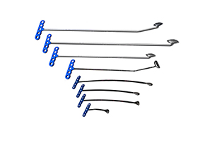 Набор крючков для работы  с потянутыми вмятинами 30-8PDRE - инструмент PDR для удаления вмятин