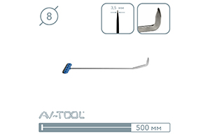 Крючок 41PDRE - инструмент PDR для удаления вмятин