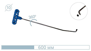 Крючок 68PDRE - инструмент PDR для удаления вмятин