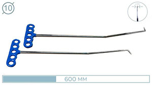 Пара крючков 88-2PDRE - инструмент PDR для удаления вмятин