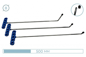 Комплект 90-3РDRE - инструмент PDR для удаления вмятин