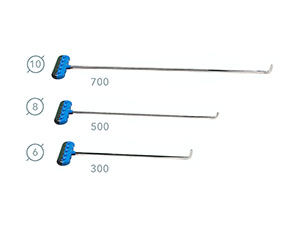 Комплект (3 шт) 2-03PDRE - инструмент PDR для удаления вмятин