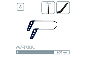 Крючки брассовые 25-2PDRE - инструмент PDR для удаления вмятин