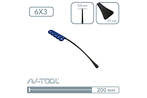 Китовый хвост радиусный 38PDRE - инструмент PDR для удаления вмятин