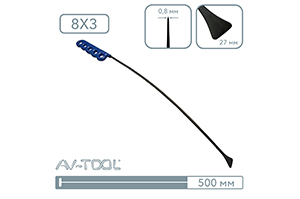 Китовый хвост радиусный 40PDRE - инструмент PDR для удаления вмятин