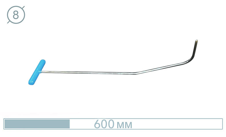 Крючок силовой для сложного торцевого доступа (600 мм) 09031