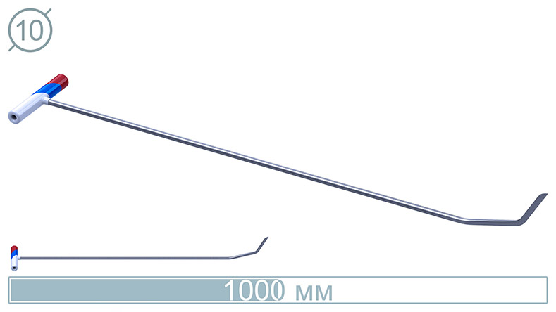 Крючок (окончание плоский нож, 1000 мм) 10002