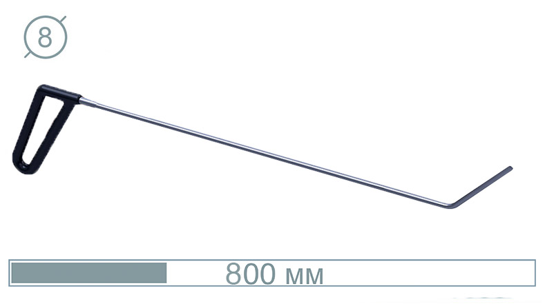 Крючок (окончание лопатка, 800 мм) 10036