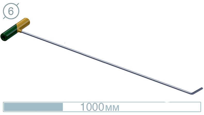 Крючок для работы в полостях (1000 мм) 10024