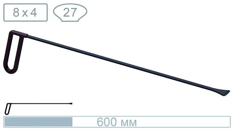 Китовый хвост (600 мм) 18014