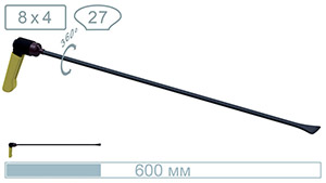 Китовый хвост с поворотной ручкой (600 мм) 18014PR - инструмент PDR для удаления вмятин
